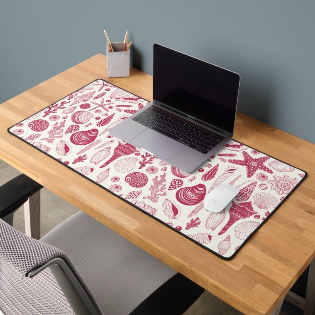 Coquillages à Viva Magenta - Couleur de l'année 20 (Bureau 2)