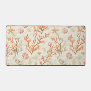 Coquillages Corail Étoile de Mer Beige Ivoire Vint