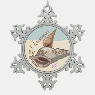 Coquillages de Noël Ornement de flocon de neige