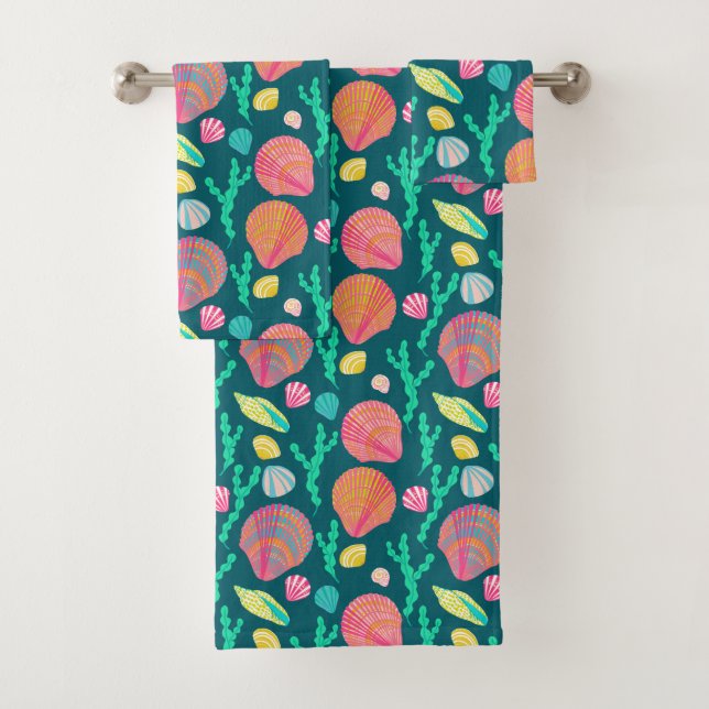 Coquillages et Motifs d'algues (En situation)