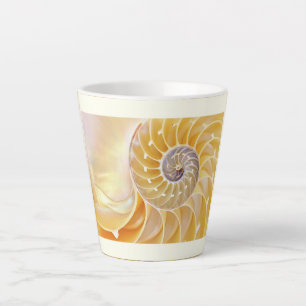 Coquille de Nautilus Latte Mug