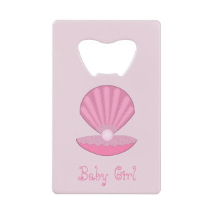 Coquille d'huître de fille rose et père de perle p