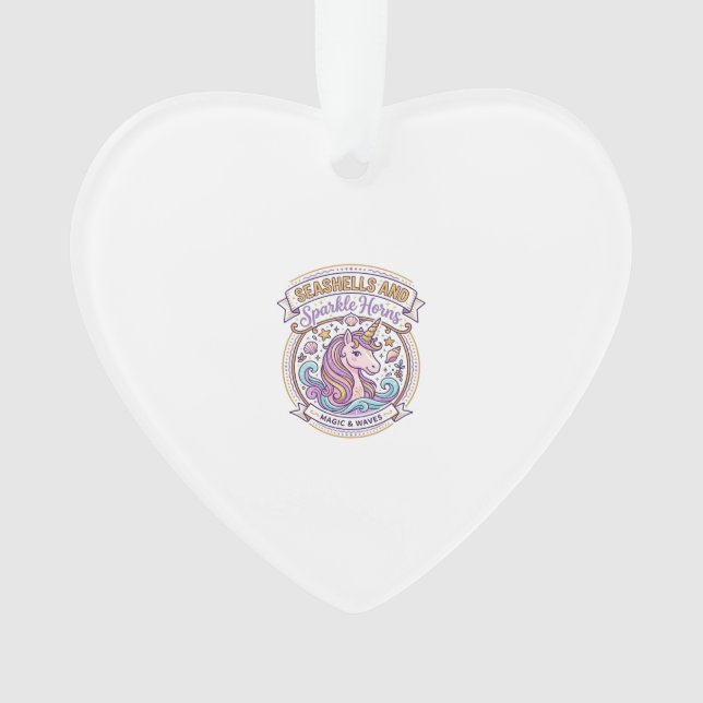 Coquilles de licorne et cornes scintillantes POD P (devant)