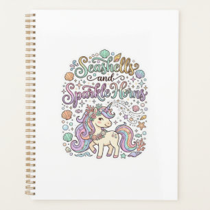 Coquilles de licorne et cornes scintillantes Vecte