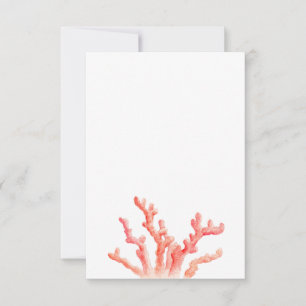 Corail aquarelle mariage un côté art