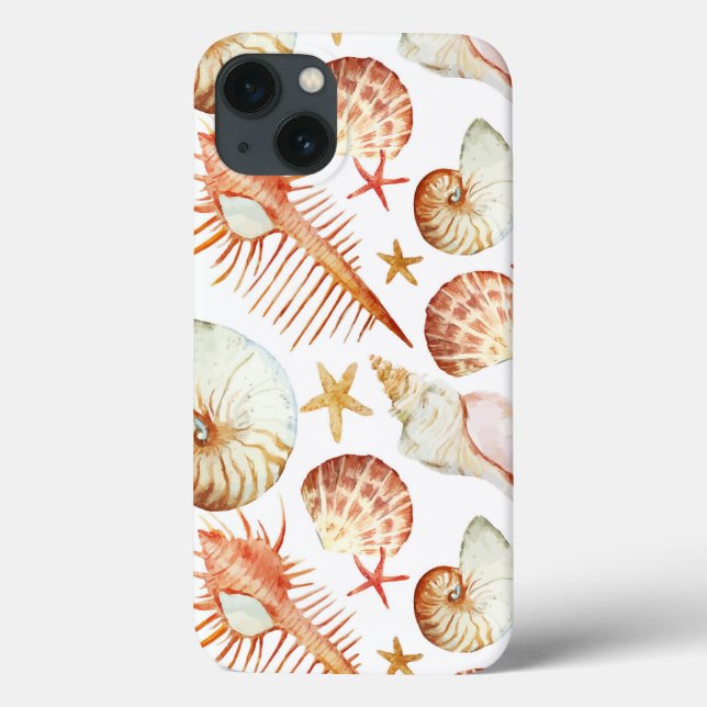 Corail Avec Coques Et Crabes Motif (Verso)