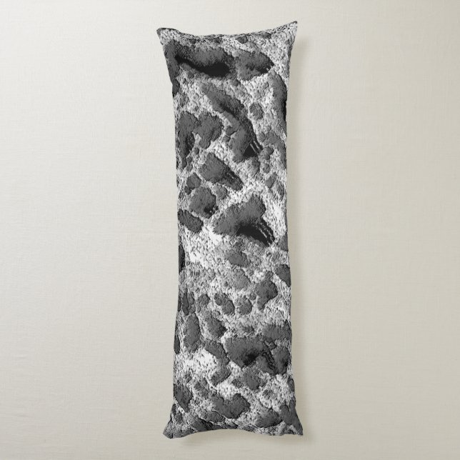 Corail avec coussin rond noir et blanc (Dos (Vertical))