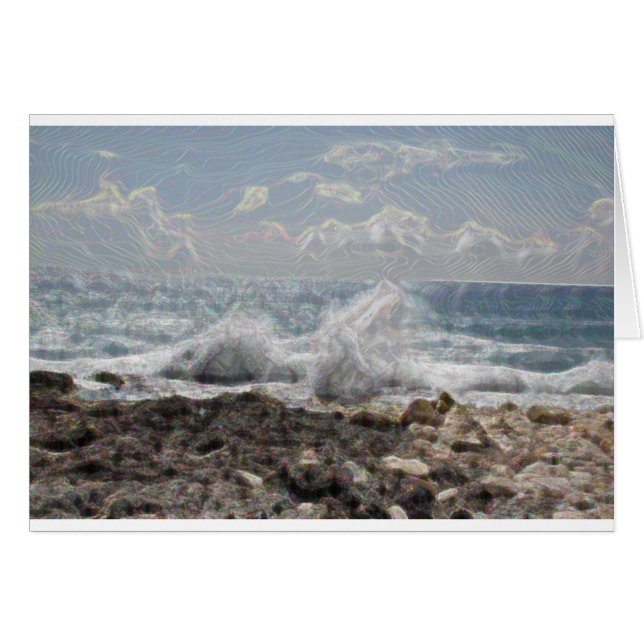 Corail et vagues (Devant horizontal)