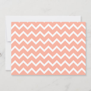 Corail et White Zig Zag Motif.
