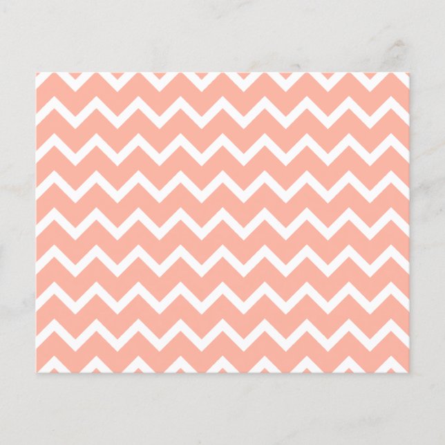 Corail et White Zig Zag Motif. (Devant)
