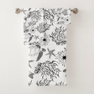 Corail plante, tortue marine