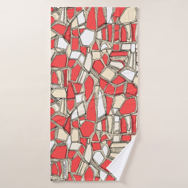 corail POP BRISÉ (Serviette de bain)