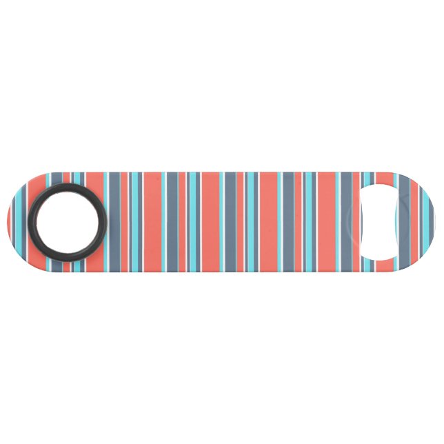 Corail vivant, bandes bleues et grises (Devant (Horizontal))