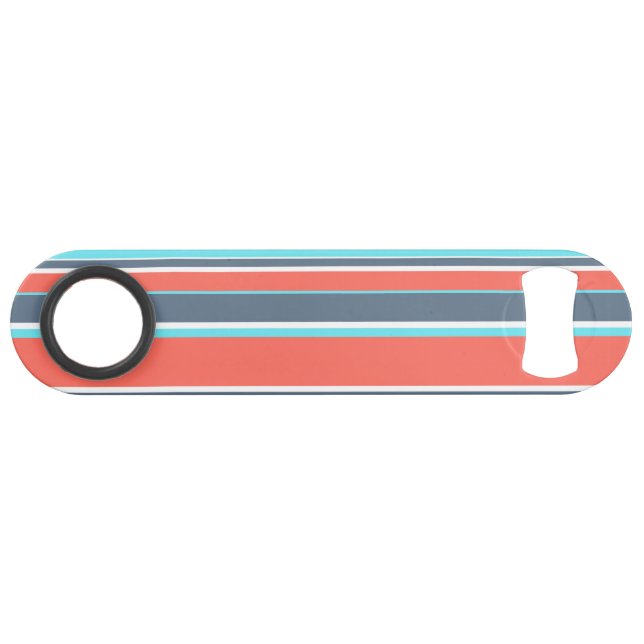 Corail vivant, bandes bleues et grises (Devant (Horizontal))