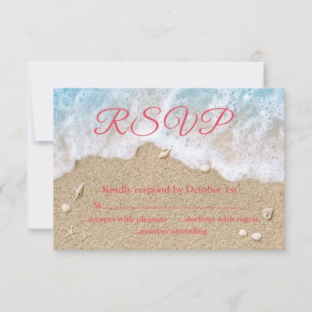 Coral Beach Waves RSVP (Devant)