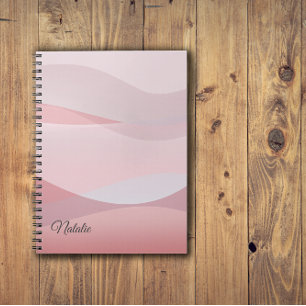 Coral beige rose nom Carnet photo Spiral