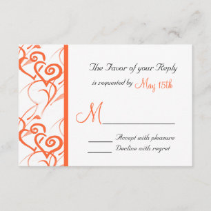 Coral Double Coeur Frotles Vins Mariage RSVP