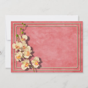 Coral Orchidées I