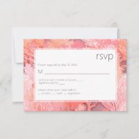 Coral Reef Vibrant rose vif RSVP