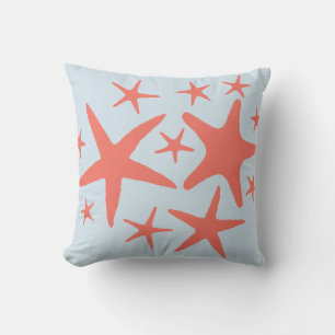 Coral Starfish - La vie à la plage - Coussin