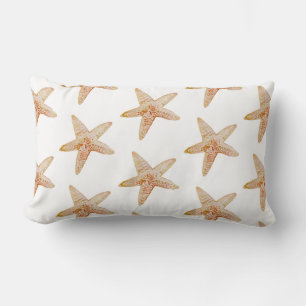 Coral Starfish Motif Coussin