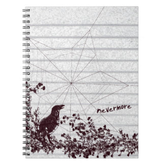 Corbeau croquis gothique Carnet Journal