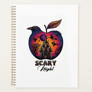 Corbeau de nuit effrayant Pomme Château hanté Spoo