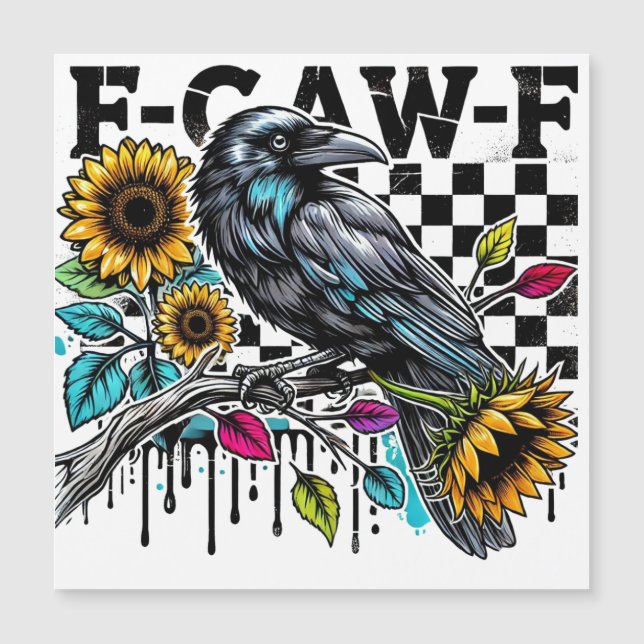 Corbeau F-CAW-F Funny Halloween (Devant)