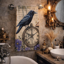 Corbeau gothique vintage