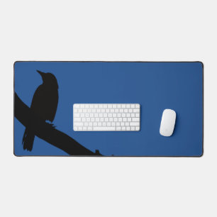 Corbeau perché, bleu