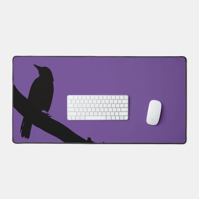 Corbeau perché, violet (Clavier et souris)