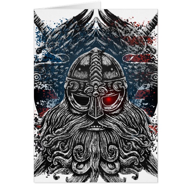 Corbeaux et épées d'Odin Mythologie Viking drapeau (Devant)