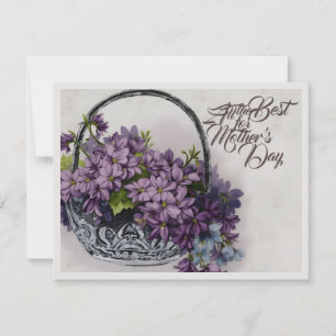 Corbeille de Fleurs Vintage – Épanouissement de la