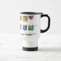 corde à linge tasse de voyage