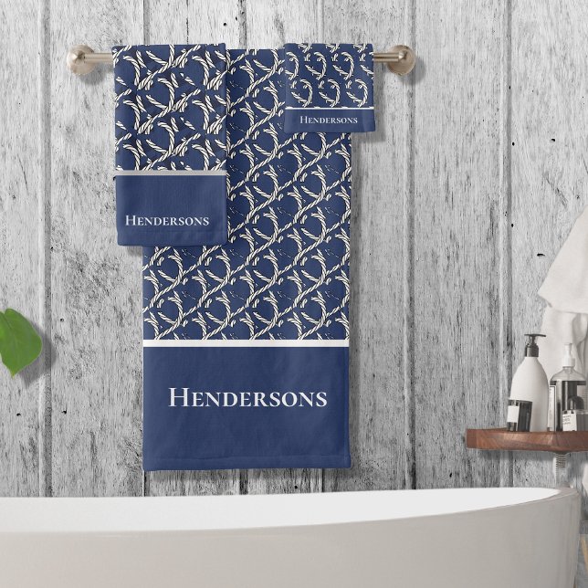 Corde Bleue Bleue Bleu de la Marine de la Famille  (Créateur téléchargé)