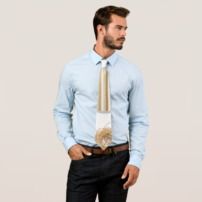 Corde Cravate de Designer Homme (En situation)