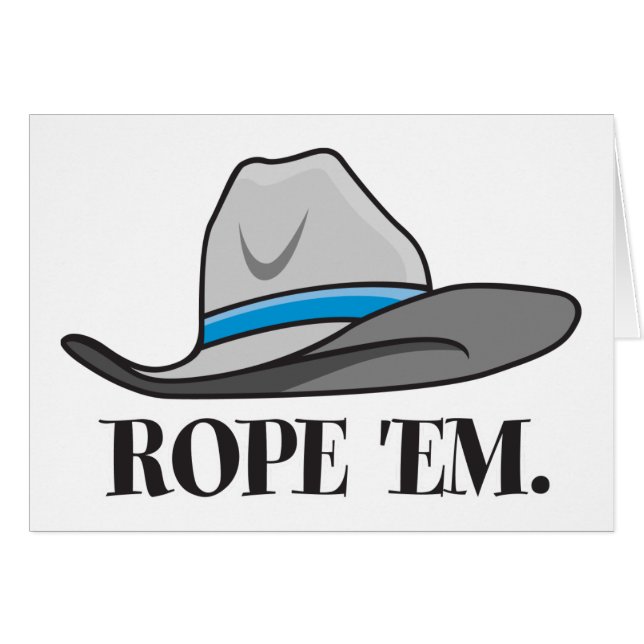 Corde'em cowboy (Devant horizontal)