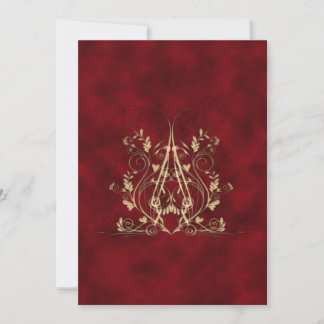 Cordes de coeur Romantique Goth Invitation