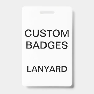 Cordons personnalisés pour badges