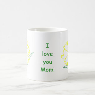 Coréopsis Jaune Fleur Amour Maman Mugs