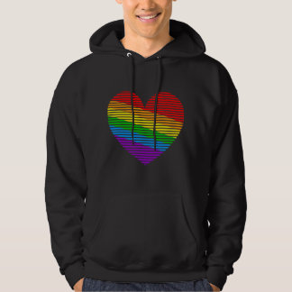 Corey Tiger 80s Arc-en-ciel Rayure Sweat à capuche