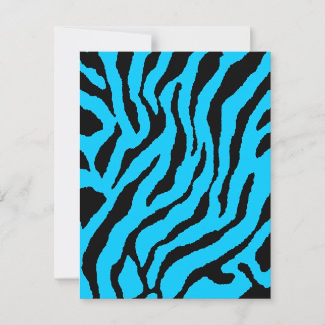 Corey Tiger Rayures Tigre 80s (Bleu) (Devant)