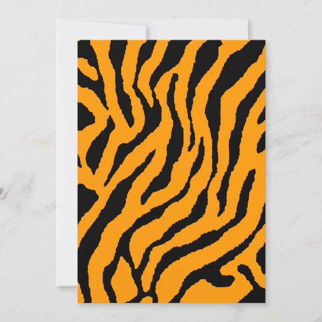 Corey Tiger Rayures Tigre 80s (Orange) (Devant)