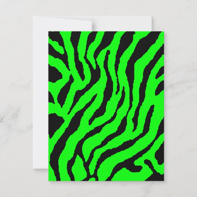 Corey Tiger Rayures Tigre 80s (Vert) (Devant)