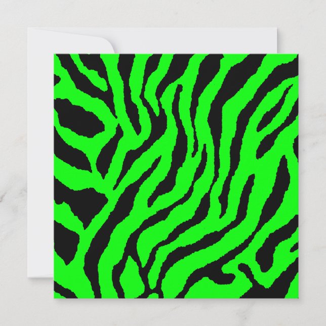 Corey Tiger Rayures Tigre 80s (Vert) (Devant)