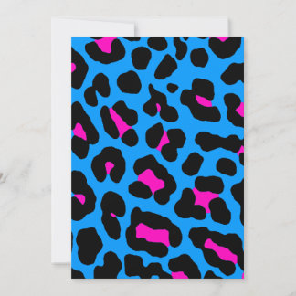 Corey Tiger Taches de Léopard 80s (Bleu)