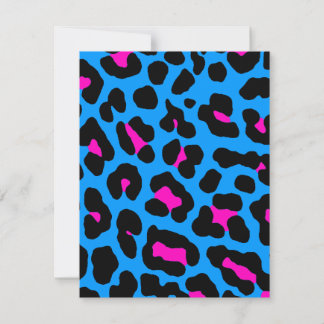 Corey Tiger Taches de Léopard 80s (Bleu)