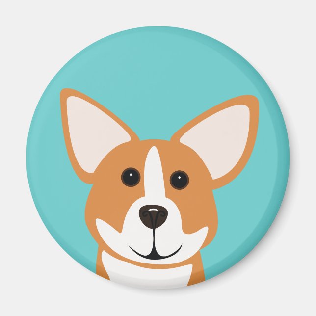 Corgi Art Magnet (Devant)