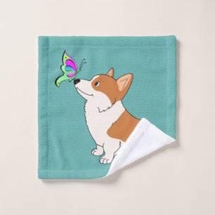 Corgi avec le papillon