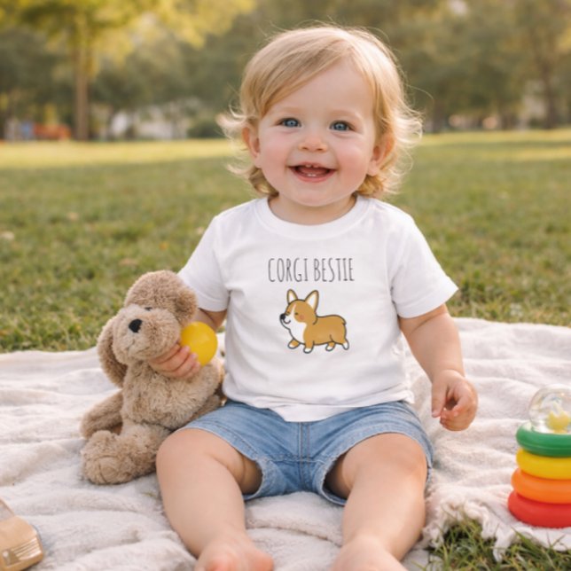 CORGI BESTIE TSHIRT (Créateur téléchargé)